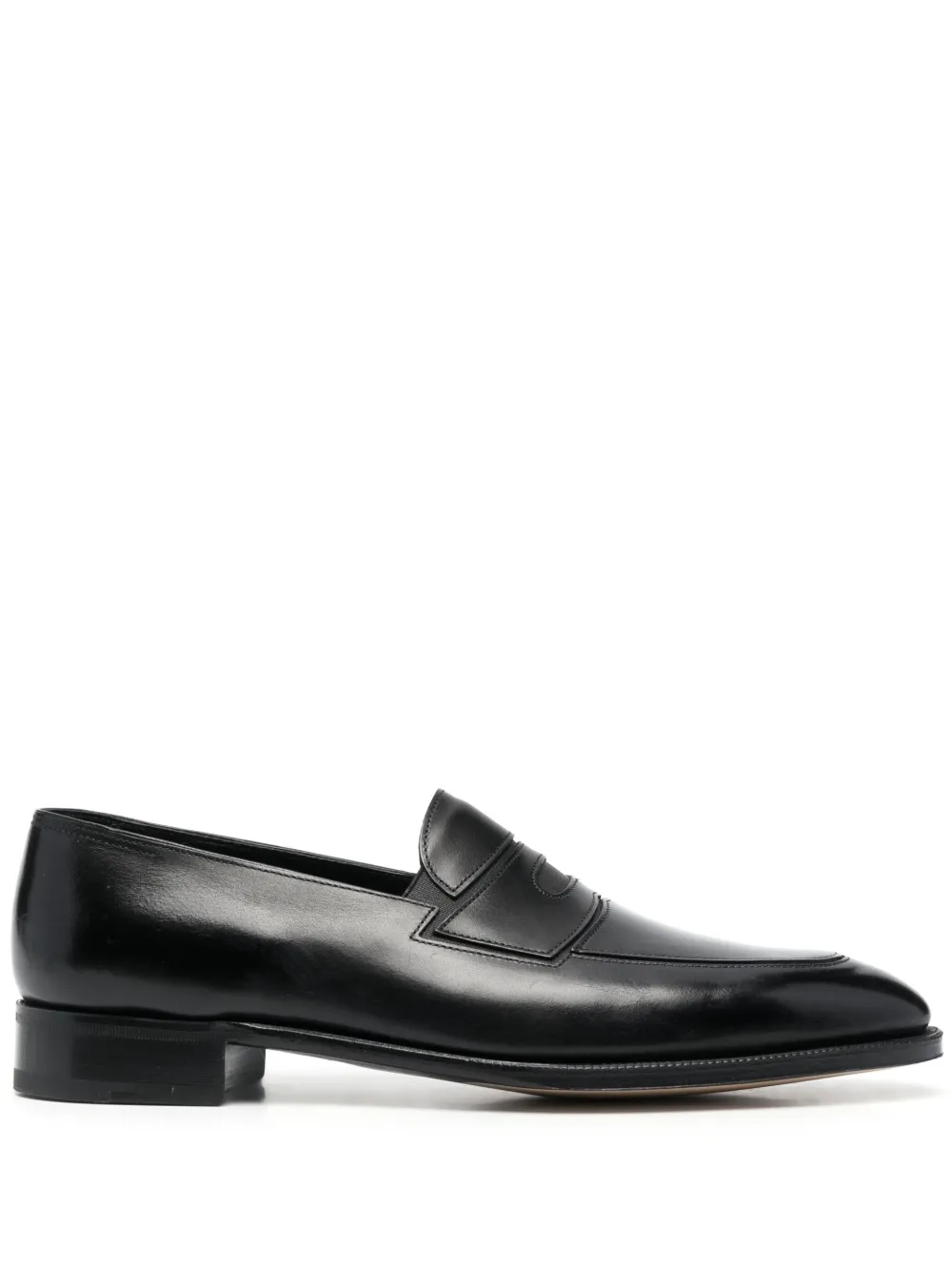John Lobb Loafer mit mandelförmiger Kappe | Schwarz | Image 1
