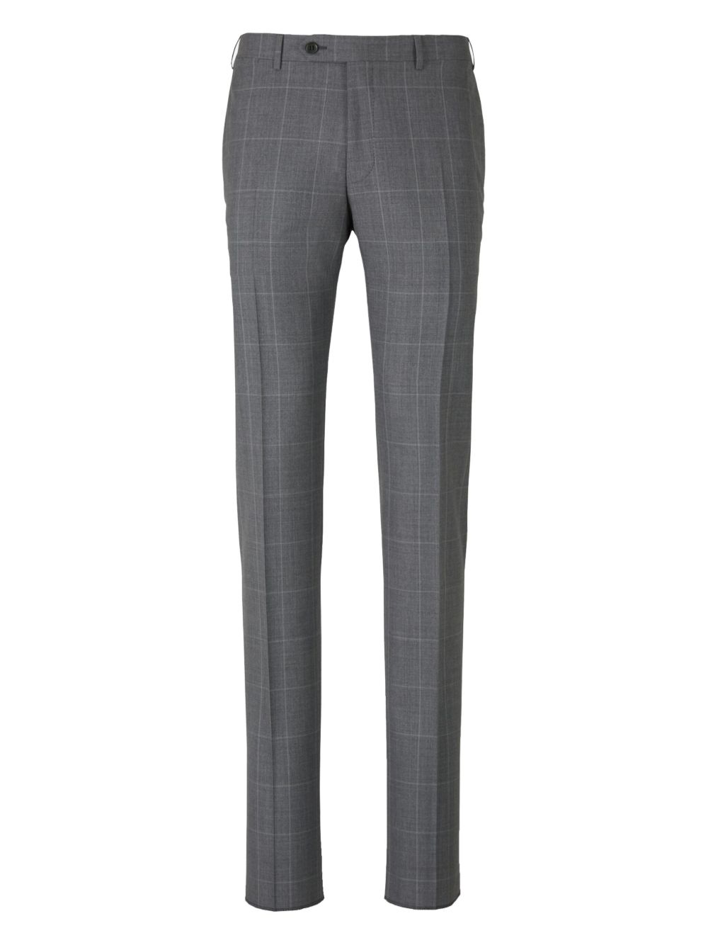 Canali checked single-breasted suit - Grey