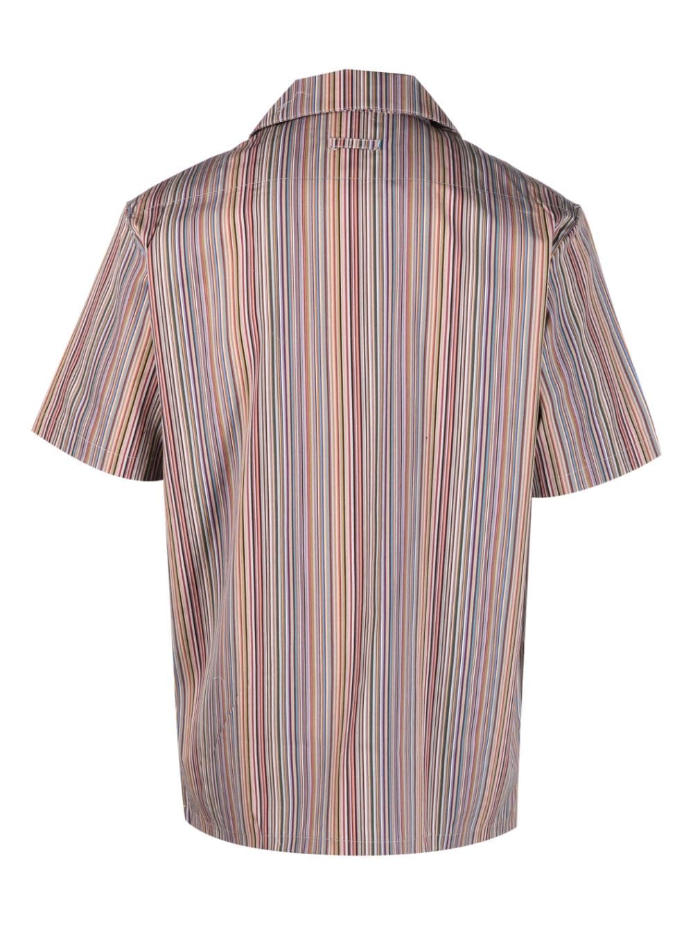 Shop Paul Smith Signature Stripe Short Pyjama Set In Pink
