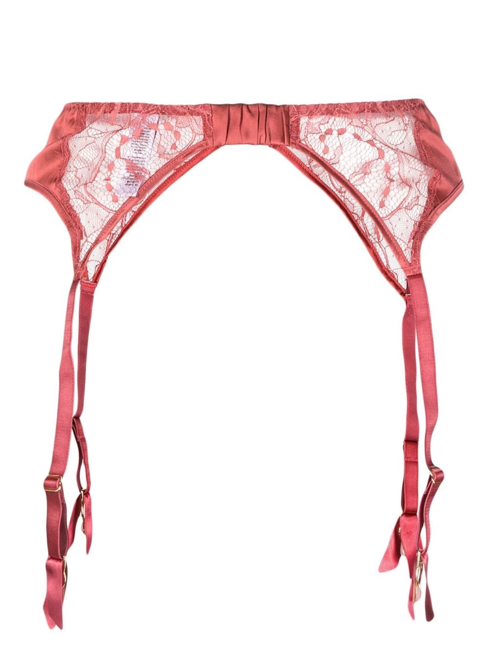 Shop Fleur Of England Sienna Suspender Belt In Pink