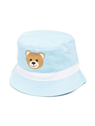 Teddy-Bear-motif bucket hat, Moschino Kids