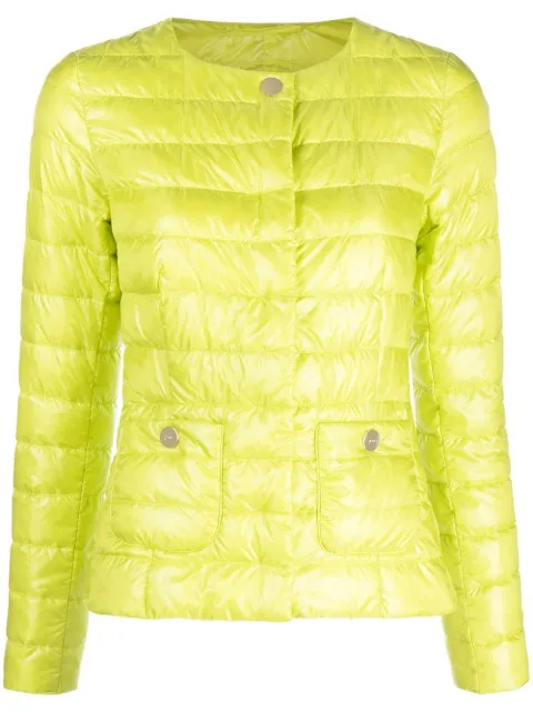 Herno button-up padded down jacket