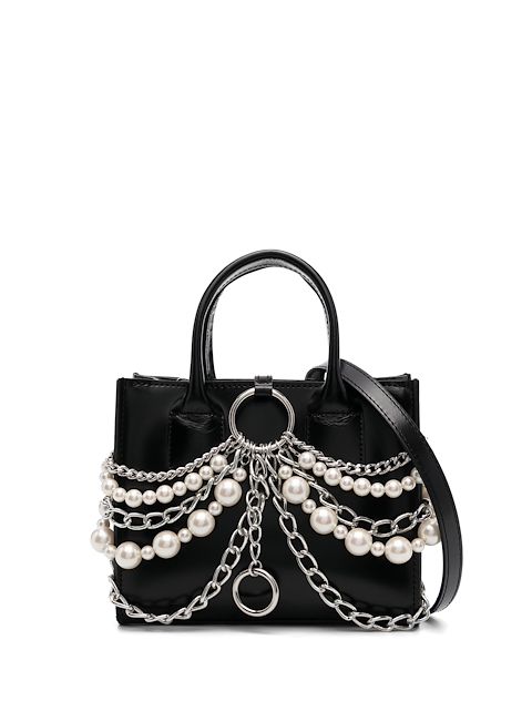Junya Watanabe chain-link embellished tote bag