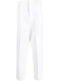 Zegna high-waisted tapered jeans - White