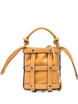 Bucket bags Salvatore Ferragamo - Gancino leather mini bucket bag -  212970759566003