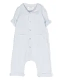TEDDY & MINOU plain cotton romper - Blue