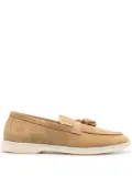 Scarosso Leandro tassel-detail suede loafers - Neutrals