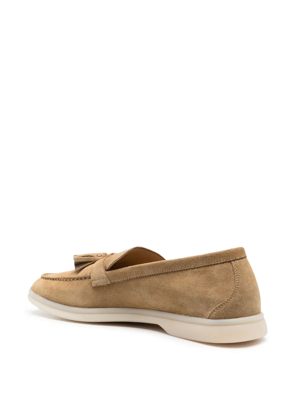 SCAROSSO LEANDRO TASSEL-DETAIL SUEDE LOAFERS