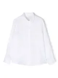 Paolo Pecora Kids plain linen shirt - White