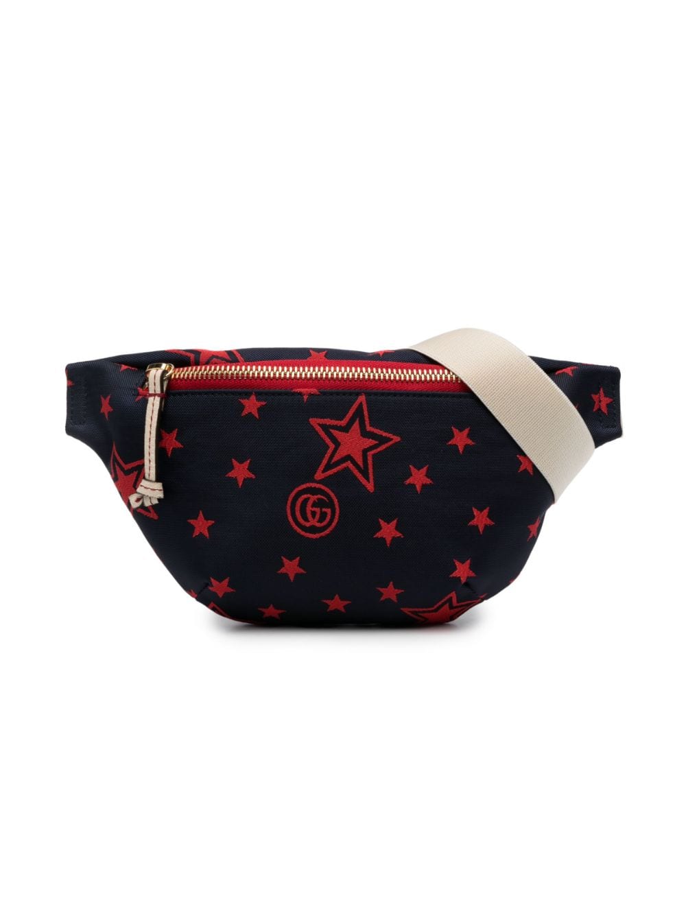 Gucci Kids' Star-print Belt Bag In Brown