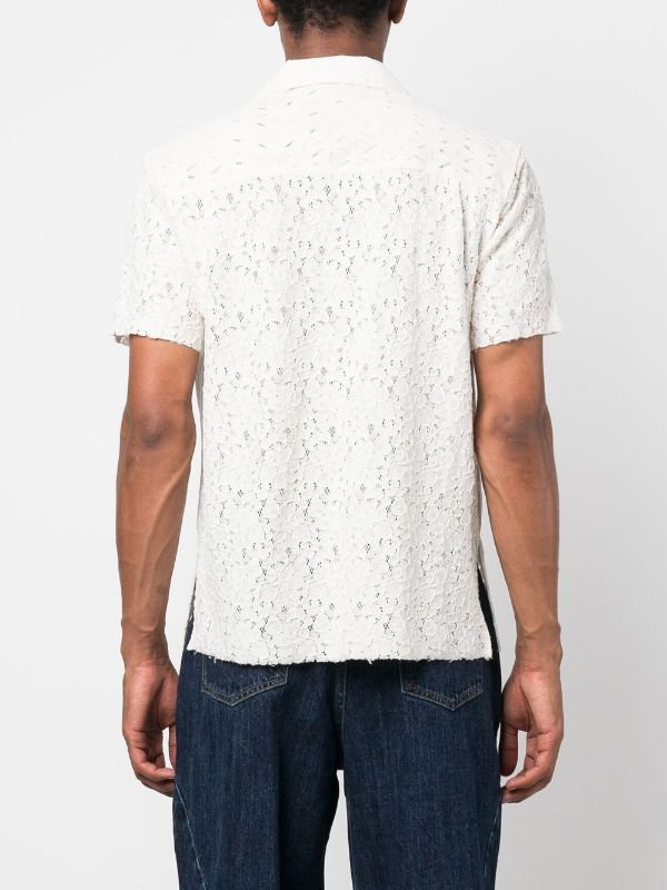 Mens lace shirt and on sale shorts