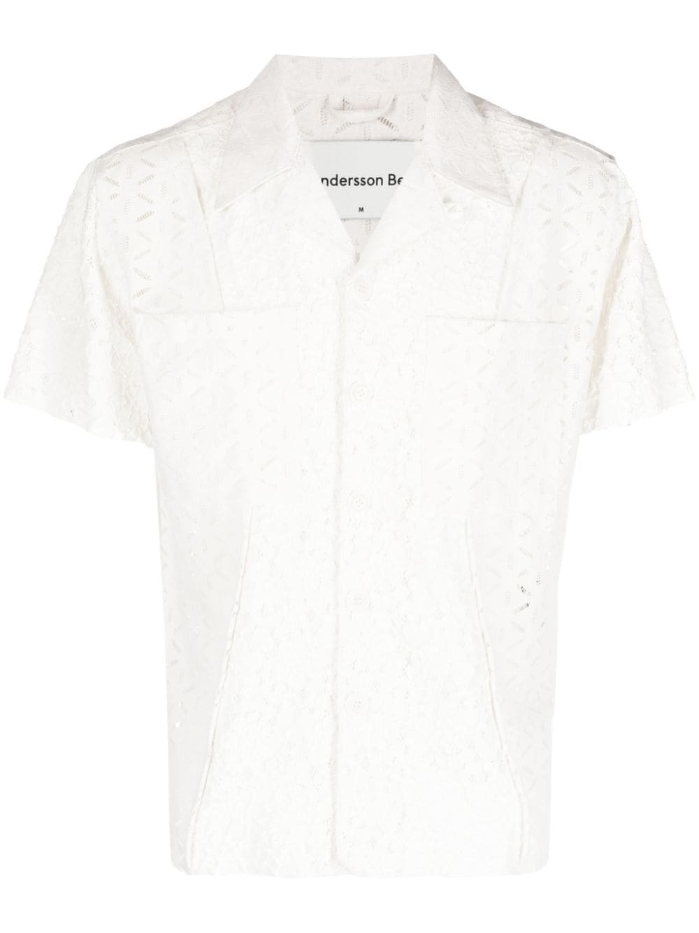 Andersson Bell short-sleeve Lace Shirt - Farfetch