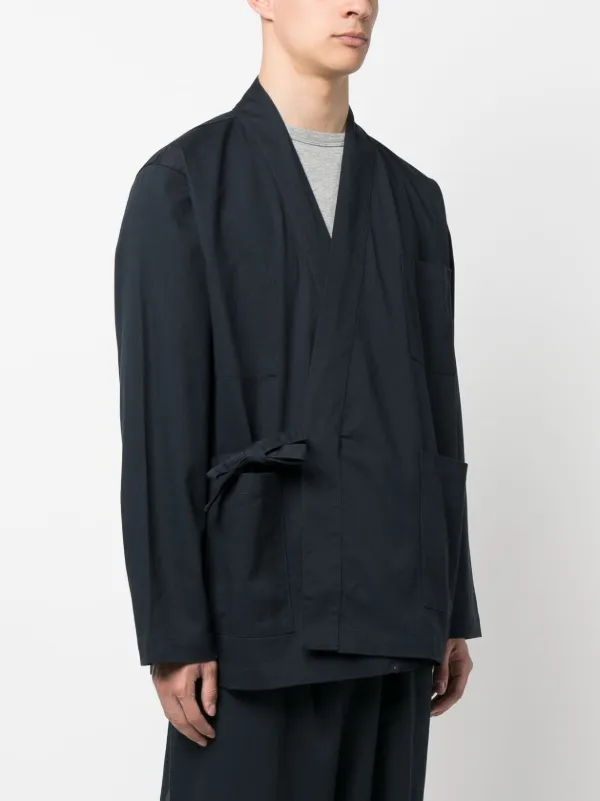 Universal Works Kyoto Work side-tie Fastening Jacket | Blue