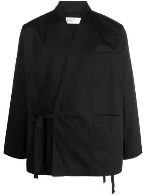 Universal Works Kyoto Work side-tie fastening jacket