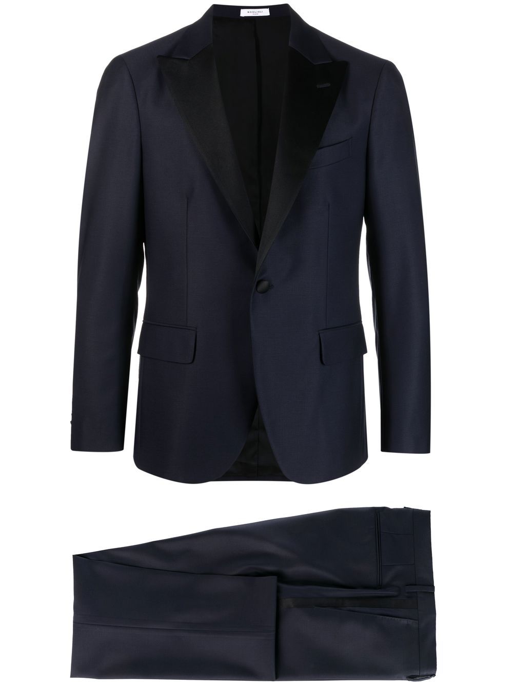 Boglioli Single-breasted Tailored Suit In Blau