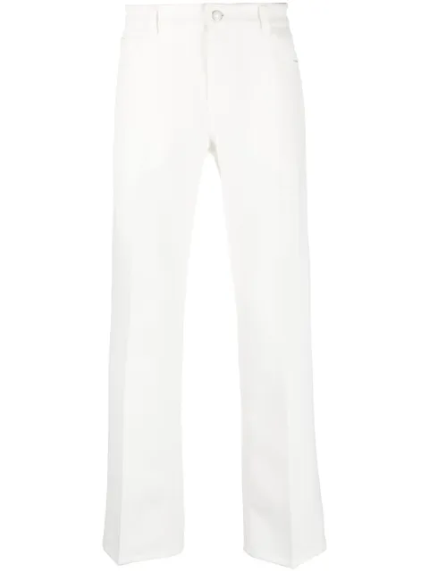 Courrèges bootcut twill tailored trousers
