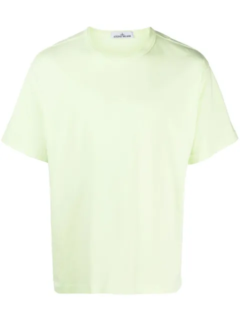 Stone Island embroidered-logo detail T-shirt