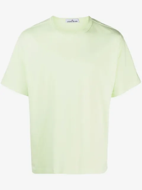 Stone Island embroidered-logo detail T-shirt