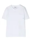 DONDUP KIDS logo plaque patch pocket T-shirt - White