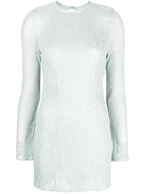 ROTATE BIRGER CHRISTENSEN sequin-embellished open-back minidress