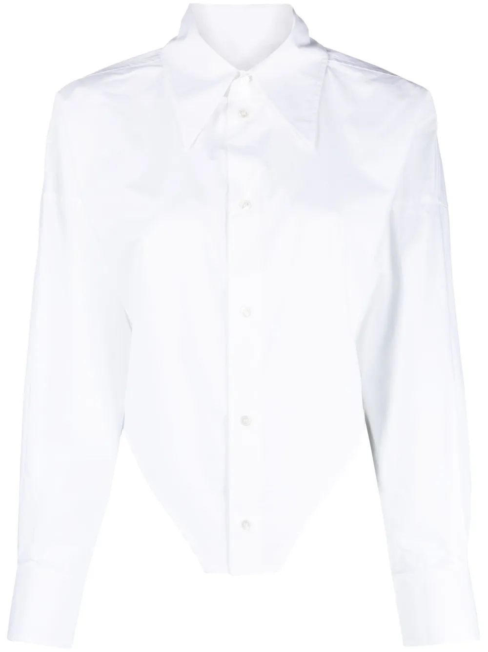 Image 1 of MM6 Maison Margiela long-sleeve cotton shirt