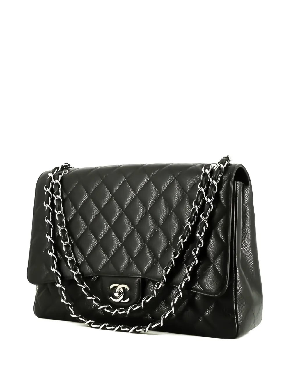 CHANEL Pre-Owned Große Timeless Jumbo Schultertasche - Schwarz