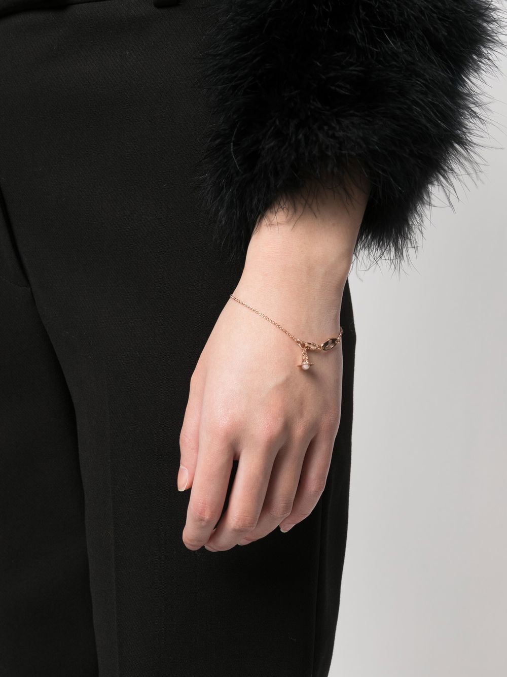Vivienne Westwood Silver Ariella Charm Bracelet