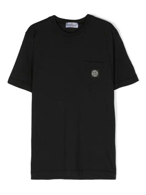 Stone Island Junior patch-pocket T-shirt