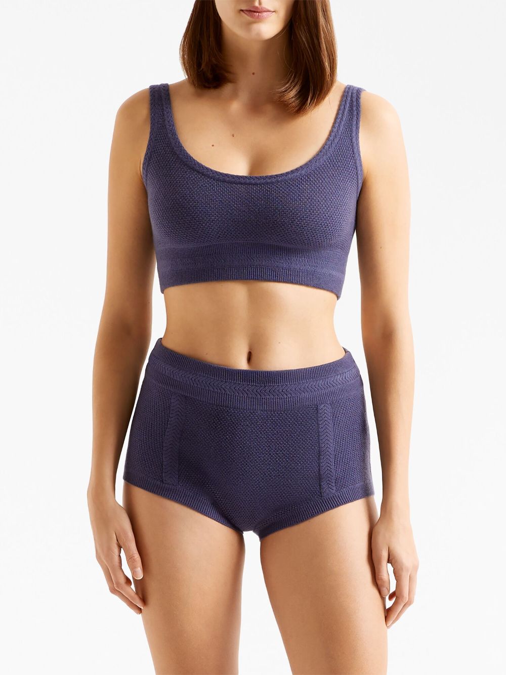 Shop Eres Rêveuse Knitted Briefs In 01199 Gres