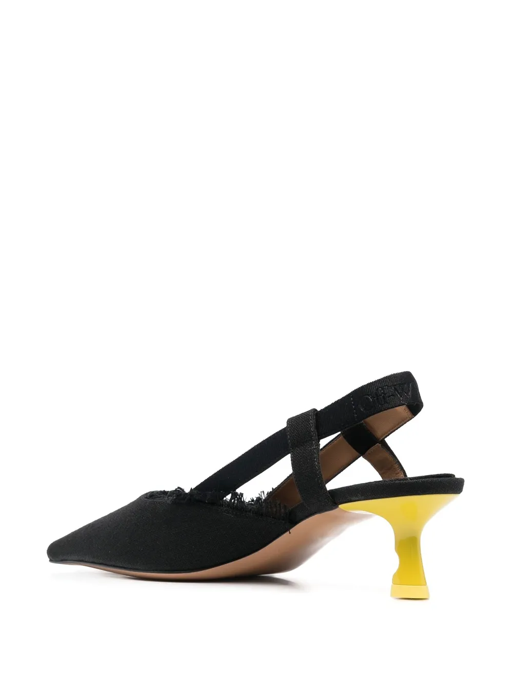 Off white 2025 slingback pumps