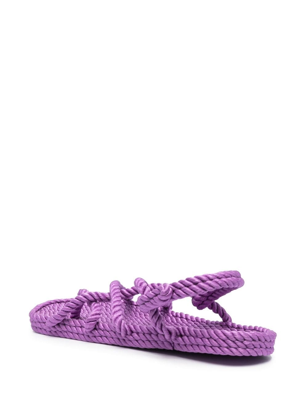 Shop Nomadic State Of Mind Twisted Raffia Sandals In Purple