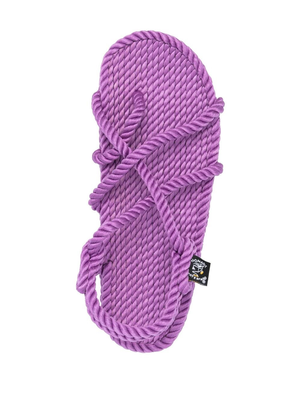 Shop Nomadic State Of Mind Twisted Raffia Sandals In Purple