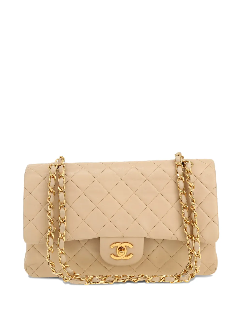 CHANEL Pre-Owned 1994 Double Flap shoulder bag - Toni neutri