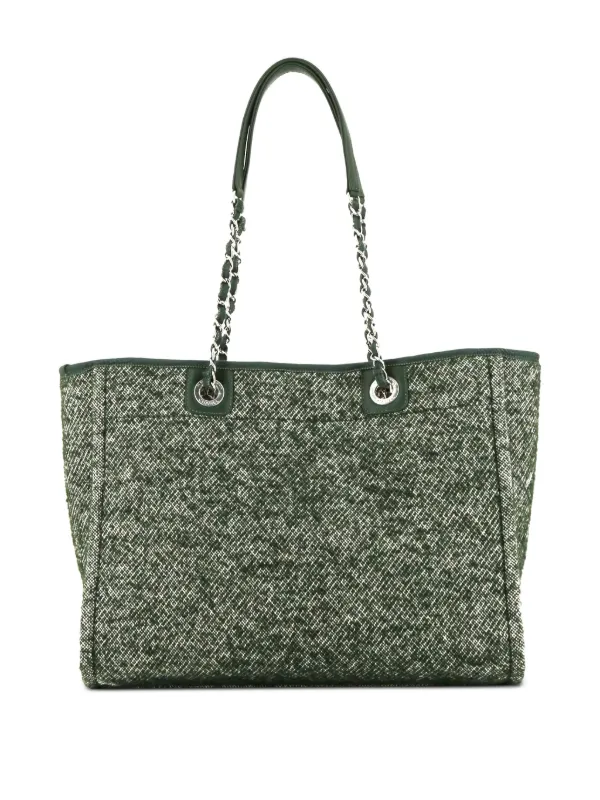 CHANEL Pre-Owned ドーヴィル ショルダーバッグ | グリーン | FARFETCH JP