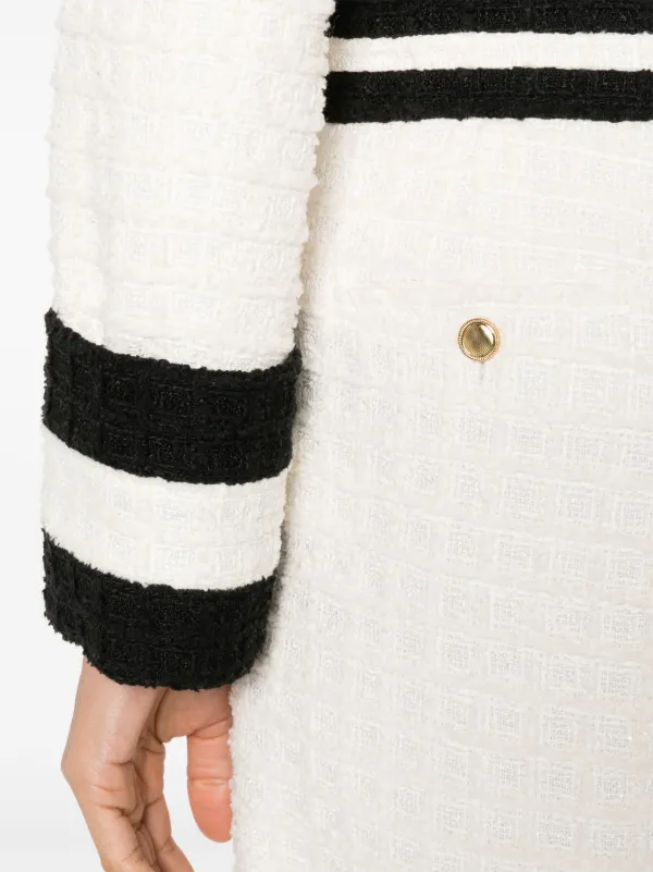 Gucci waffle-effect Tweed Shorts | White | FARFETCH