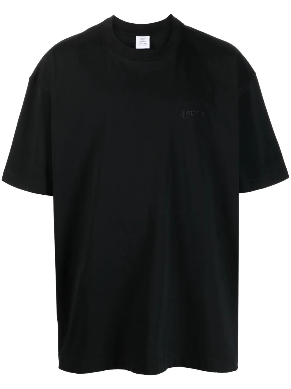 Vetements Oversized T In Black