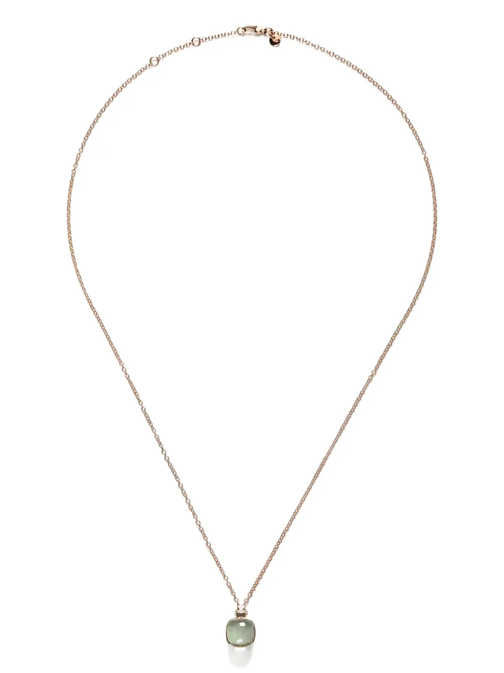 Pomellato 18K rose gold Nudo necklace | Green | Image 1