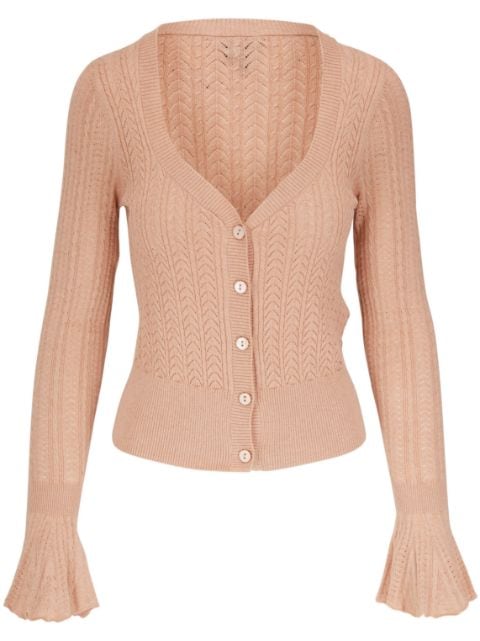 PAIGE - V-neck knitted cardigan