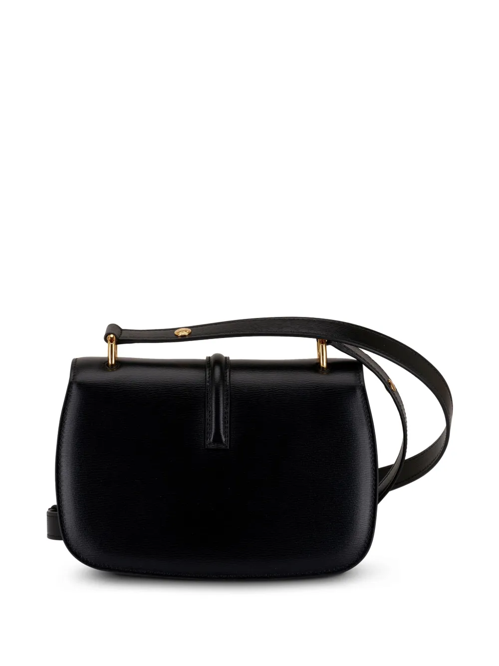 TOM FORD padlock-detail leather shoulder bag - Zwart