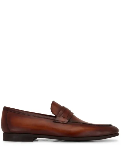 Magnanni leather penny loafers