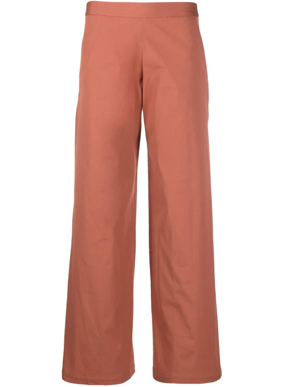 Société Anonyme Wide-leg Cotton Trousers In Pink