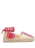 Stella McCartney embroidered-logo flat espadrilles - Neutrals