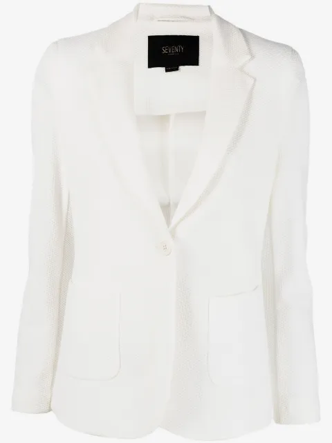 Seventy textured-finish blazer