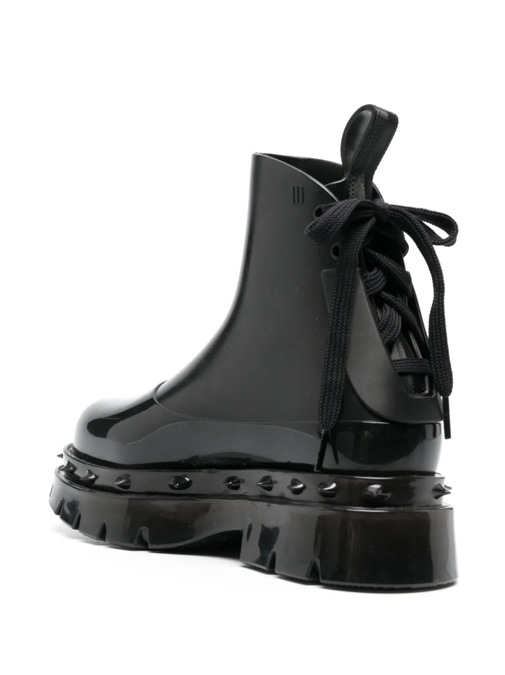Melissa X Undercover Lace-up Platform Boots In Black