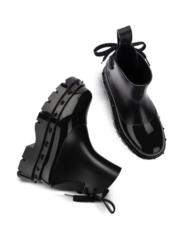 【18％OFF】 Ankle Platform Spikes Undercover x Melissa Boots Black | 靴