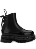 Melissa x Undercover Spikes platform combat boots - Black