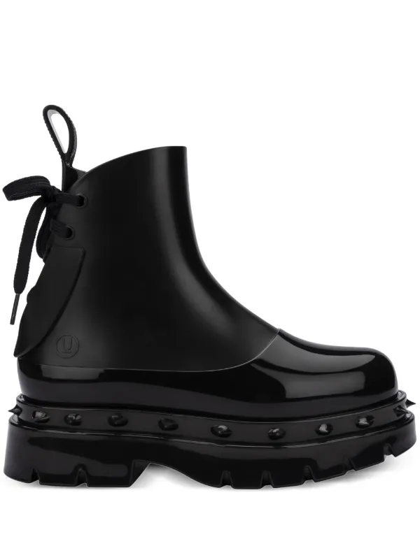 2024新発 Melissa x Black | Boots Ankle Platform Spikes Undercover 靴