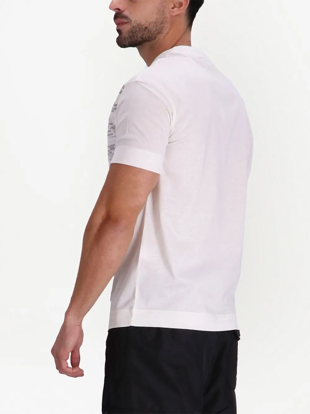 EMPORIO ARMANI LOGO印花短袖T恤