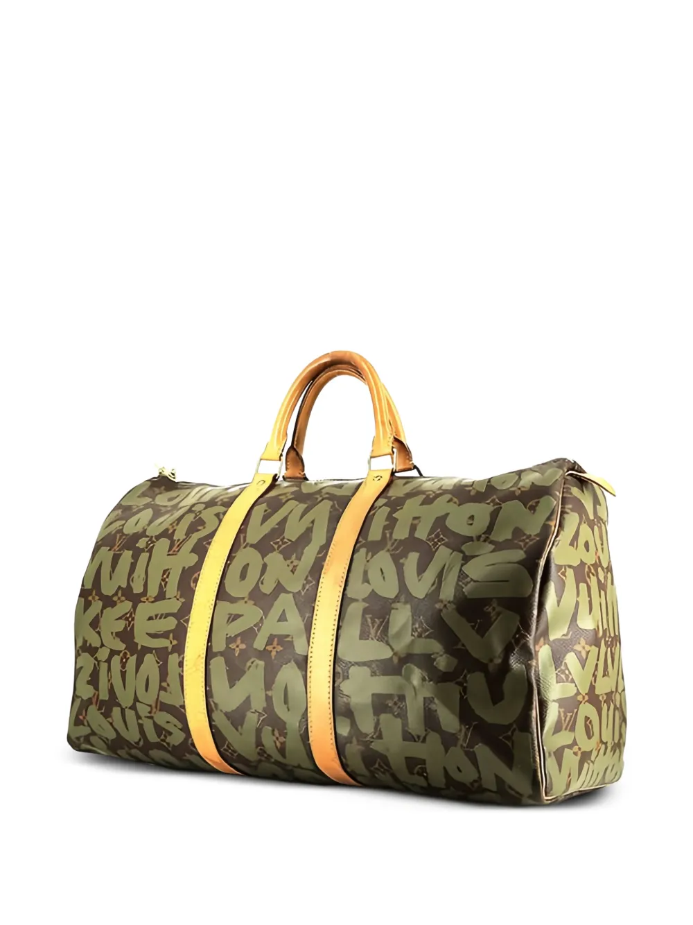 Louis Vuitton Pre-owned 2001 Keepall Editions Limitées Travel Bag in Brown, view 3