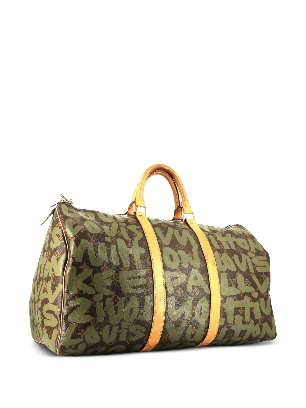 Louis Vuitton Pre-owned 2001 Keepall Editions Limitées Travel Bag in Brown, view 4